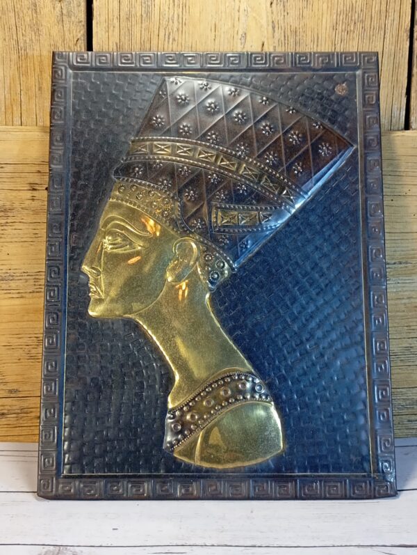 Nefertiti réz falikép 26*35 cm