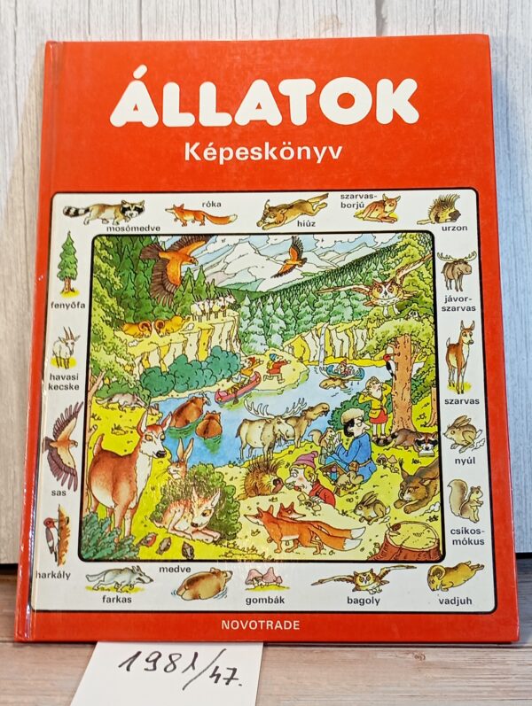 Állatok képeskönyv 1981. 47 oldal