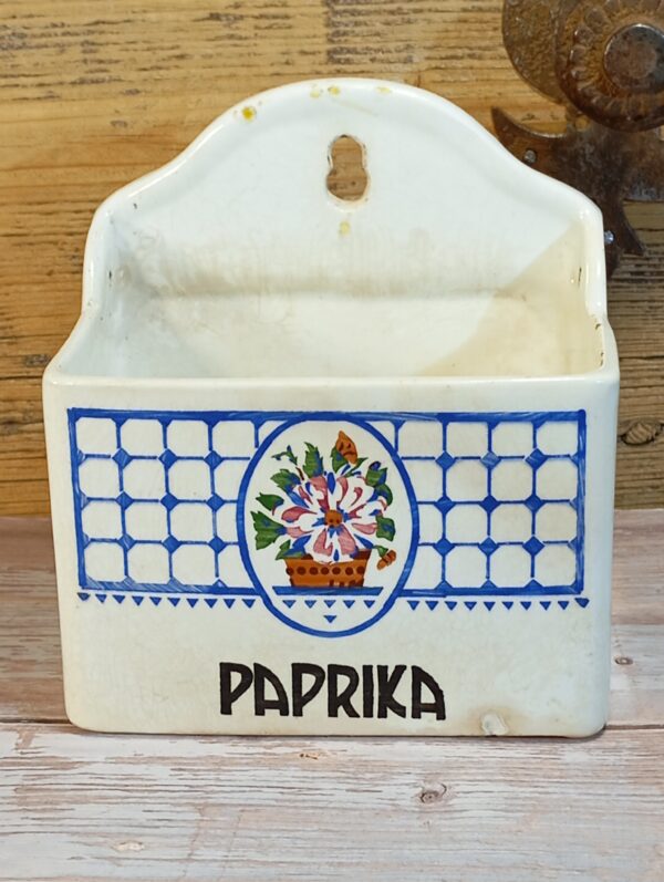 Paprika feliratos fajansz fűszeres