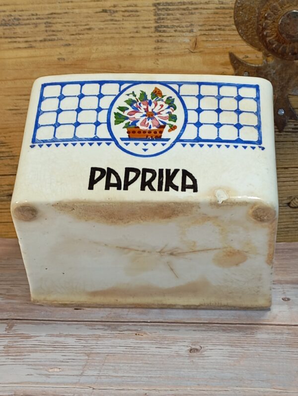 Paprika feliratos fajansz fűszeres - Image 2