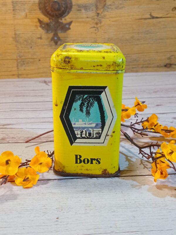Régi bors doboz, 10 cm