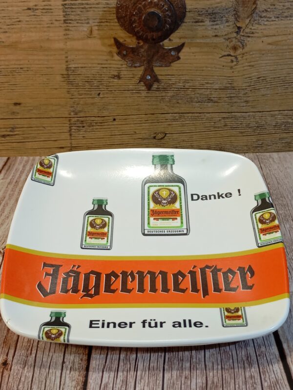 Jägermeisteres műanyag pénzes tálka