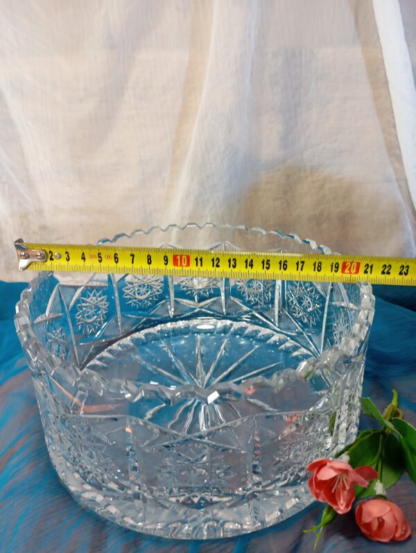 Ólomkristály kínáló, 20 cm-es - Image 3