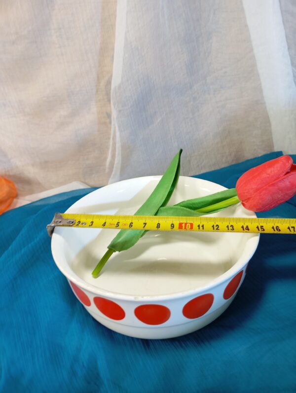 Cuki Gránit piros pöttyös 15 cm-es tálka - Image 3