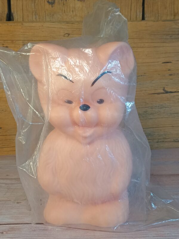 Szarvasi retró gumimaci, 21 cm